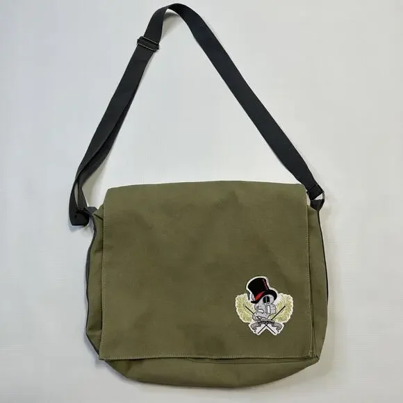 Britney Spears Canvas Messenger Bag Crossbody Music Band Patch Shoulder - Picture 1 of 12